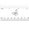 Butterfly Charm for Jewelry Making - 17x19mm Sterling Silver (1-Pc)